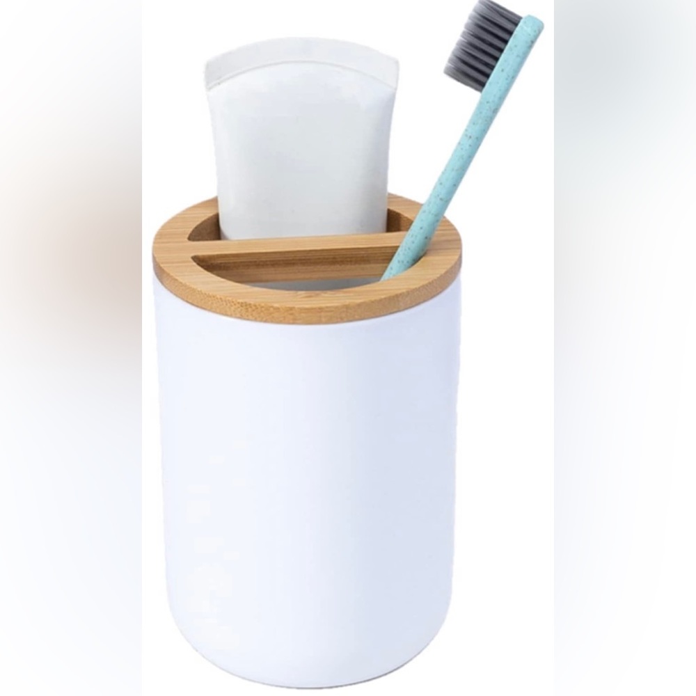 Bamboo Toothbrush Holder